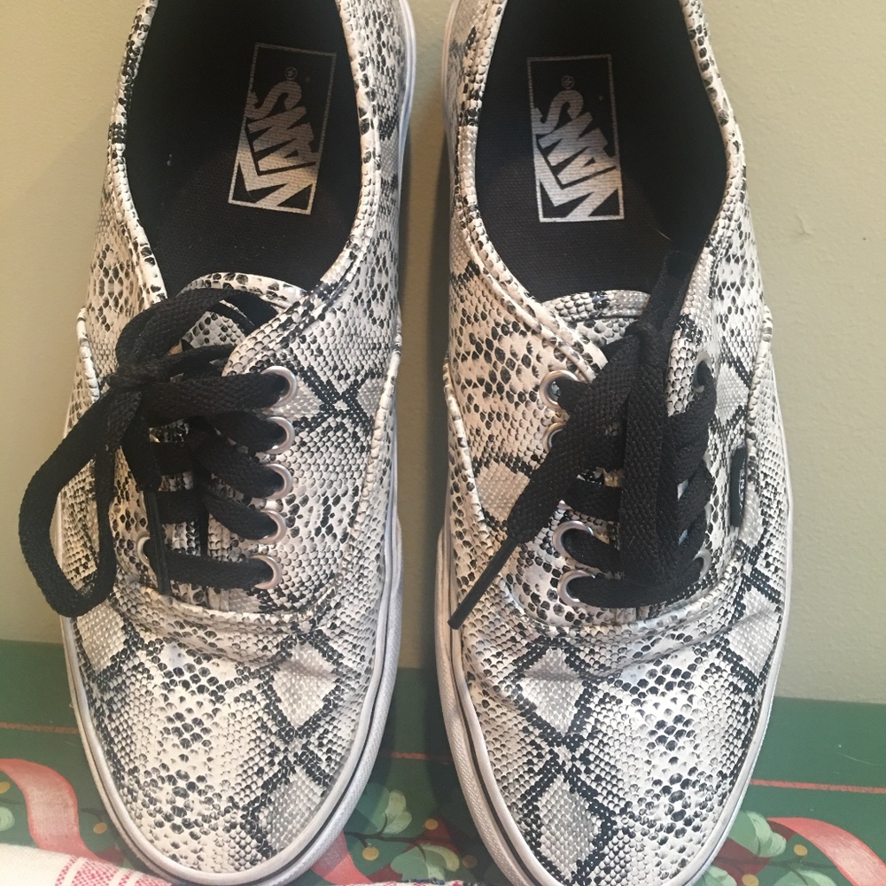 Snakeskin Vans